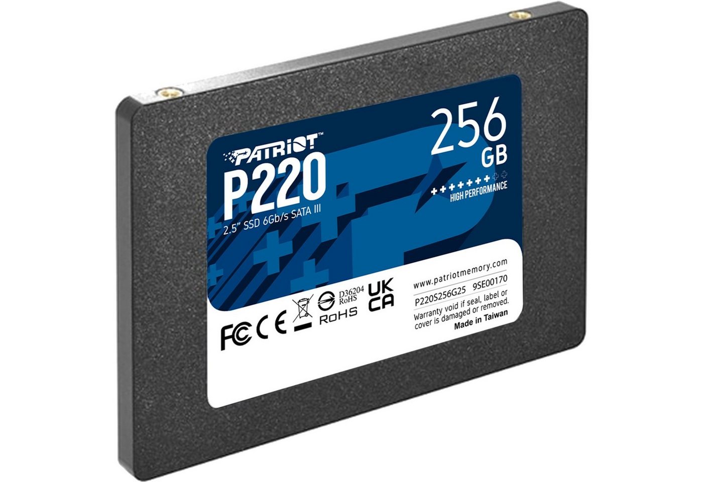 Patriot P220 256 GB SSD-Festplatte (256 GB) 2,5" von Patriot