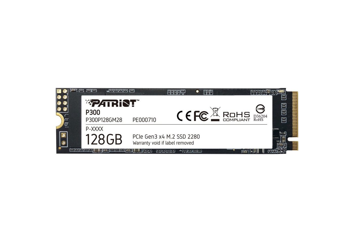 Patriot Patriot P300 128 GB, SSD, (PCIe 3.0 x4, NVMe 1.3, interne SSD (128 GB) von Patriot