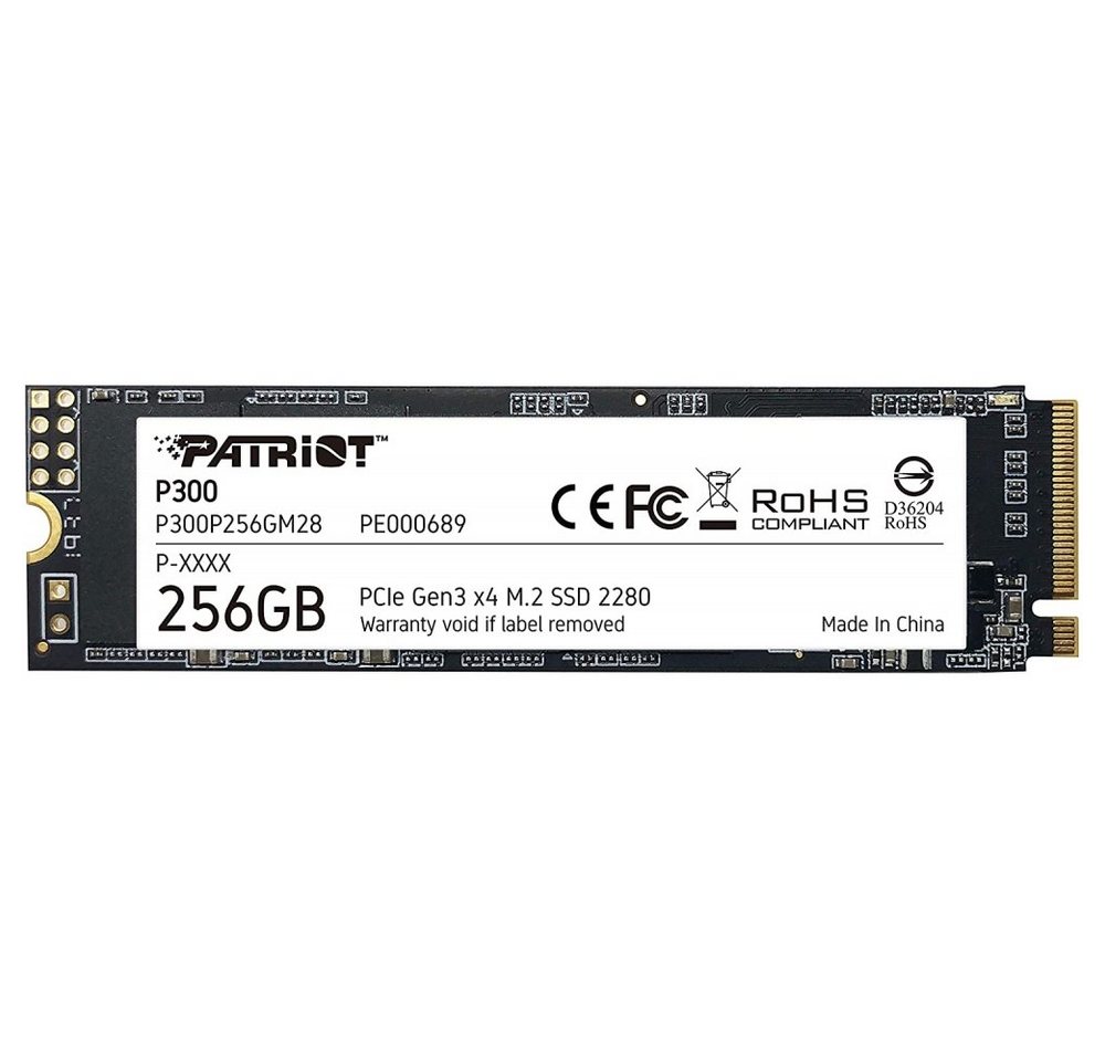 Patriot P300 256 GB SSD - Interne Festplatte - schwarz interne SSD M.2 2280" Patriot P300 256 GB SSD - Interne Festplatte - schwarz interne SSD M.2 2280" von Patriot