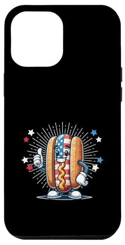 4. Juli niedliche patriotische Wiener Hot Dog USA Amerikanische Flagge Hülle für iPhone 12 Pro Max von Patriotic American 4th of July Apparel