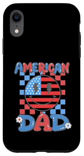 American Dad Retro Groovy Smile Face US-Flagge 4. Juli Hülle für iPhone XR American Dad Retro Groovy Smile Face US-Flagge 4. Juli Hülle für iPhone XR von Patriotic American 4th of July Apparel