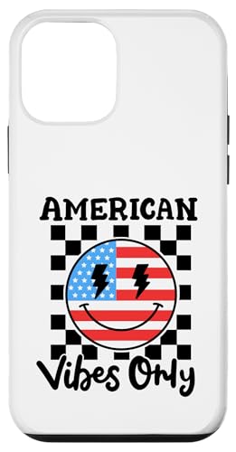 American Vibes Only Retro Groovy Smile Face USA 4. Juli Hülle für iPhone 12 mini American Vibes Only Retro Groovy Smile Face USA 4. Juli Hülle für iPhone 12 mini von Patriotic American 4th of July Apparel