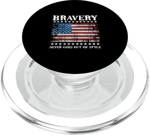 Bravery Never Goes Out Of Style US-amerikanische Flagge 4. Juli PopSockets PopGrip für MagSafe Bravery Never Goes Out Of Style US-amerikanische Flagge 4. Juli PopSockets PopGrip für MagSafe von Patriotic American 4th of July Apparel