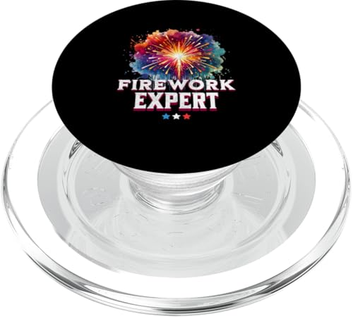 Feuerwerk-Experte, lustig, 4. Juli, USA, Herren, Damen, Kinder PopSockets PopGrip für MagSafe Feuerwerk-Experte, lustig, 4. Juli, USA, Herren, Damen, Kinder PopSockets PopGrip für MagSafe von Patriotic American 4th of July Apparel