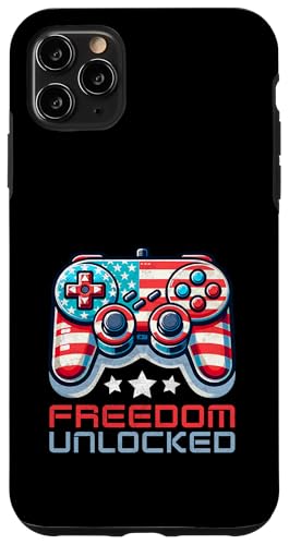 Freedom Unlocked Game 4. Juli Video Gamer Männer Jungen Kinder Hülle für iPhone 11 Pro Max Freedom Unlocked Game 4. Juli Video Gamer Männer Jungen Kinder Hülle für iPhone 11 Pro Max von Patriotic American 4th of July Apparel