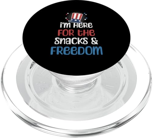I'm Here For The Snacks & Freedom USA Funny 4th of Juli Kids PopSockets PopGrip für MagSafe I'm Here For The Snacks & Freedom USA Funny 4th of Juli Kids PopSockets PopGrip für MagSafe von Patriotic American 4th of July Apparel