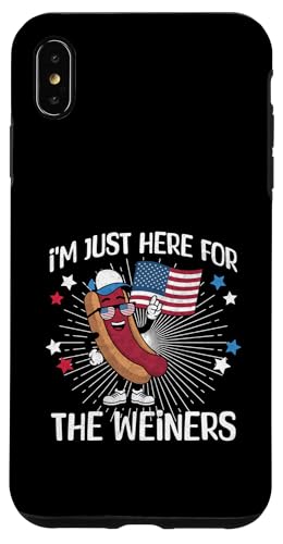 I'm Just Here For The Wieners Funny Hot Dog 4. Juli Men Hülle für iPhone XS Max I'm Just Here For The Wieners Funny Hot Dog 4. Juli Men Hülle für iPhone XS Max von Patriotic American 4th of July Apparel