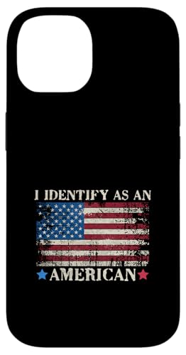 Ich identifiziere mich als amerikanische Flagge und stolze amerikanische Patriotin Hülle für iPhone 14 Ich identifiziere mich als amerikanische Flagge und stolze amerikanische Patriotin Hülle für iPhone 14 von Patriotic American 4th of July Apparel