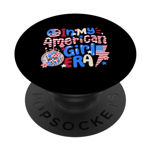 In My American Girl Era Retro Groovy 4. Juli Frauen Mädchen PopSockets Klebender PopGrip In My American Girl Era Retro Groovy 4. Juli Frauen Mädchen PopSockets Klebender PopGrip von Patriotic American 4th of July Apparel