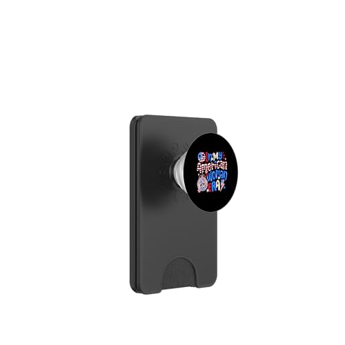 In My American Woman Era Retro Groovy 4. Juli Mädchen Kinder PopSockets PopWallet für MagSafe von Patriotic American 4th of July Apparel