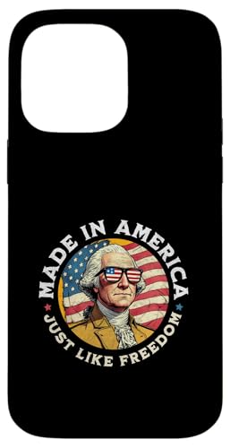 Made in America Freedom Funny George Washington 4. Juli Hülle für iPhone 14 Pro Max Made in America Freedom Funny George Washington 4. Juli Hülle für iPhone 14 Pro Max von Patriotic American 4th of July Apparel