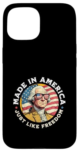 Made in America Freedom Funny George Washington 4. Juli Hülle für iPhone 15 Made in America Freedom Funny George Washington 4. Juli Hülle für iPhone 15 von Patriotic American 4th of July Apparel