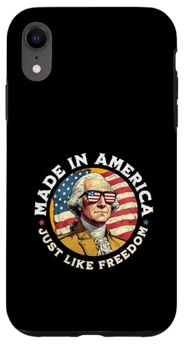 Made in America Freedom Funny George Washington 4. Juli Hülle für iPhone XR Made in America Freedom Funny George Washington 4. Juli Hülle für iPhone XR von Patriotic American 4th of July Apparel