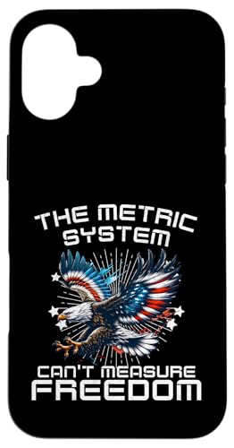 Metric System Can't Measure Freedom Lustiger Adler 4. Juli Hülle für iPhone 16 Plus Metric System Can't Measure Freedom Lustiger Adler 4. Juli Hülle für iPhone 16 Plus von Patriotic American 4th of July Apparel