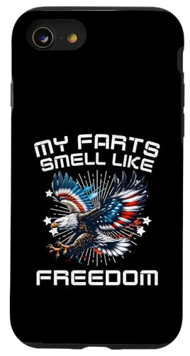 My Farts Smell Like Freedom Funny Eagle American 4. Juli Hülle für iPhone SE (2020) / 7 / 8 von Patriotic American 4th of July Apparel