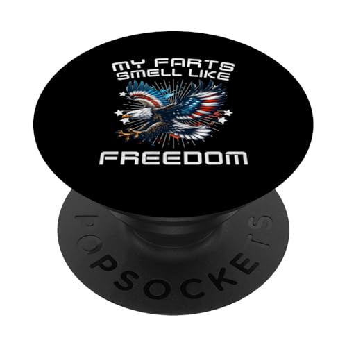 My Farts Smell Like Freedom Funny Eagle American 4. Juli PopSockets Klebender PopGrip My Farts Smell Like Freedom Funny Eagle American 4. Juli PopSockets Klebender PopGrip von Patriotic American 4th of July Apparel