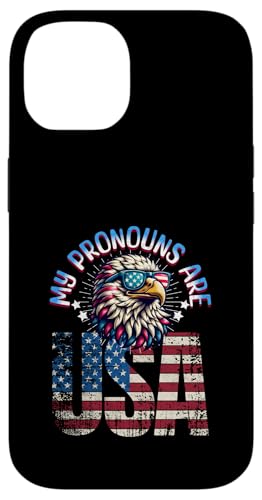 My Pronouns Are USA Funny Eagle 4th of Juli American Men Hülle für iPhone 14 My Pronouns Are USA Funny Eagle 4th of Juli American Men Hülle für iPhone 14 von Patriotic American 4th of July Apparel