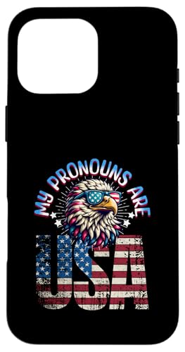 My Pronouns Are USA Funny Eagle 4th of Juli American Men Hülle für iPhone 16 Pro Max My Pronouns Are USA Funny Eagle 4th of Juli American Men Hülle für iPhone 16 Pro Max von Patriotic American 4th of July Apparel
