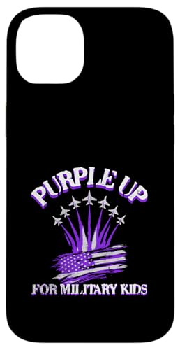 Purple Up For Military Kids Day, amerikanische Kinder, Jungen und Mädchen Hülle für iPhone 14 Plus Purple Up For Military Kids Day, amerikanische Kinder, Jungen und Mädchen Hülle für iPhone 14 Plus von Patriotic American 4th of July Apparel