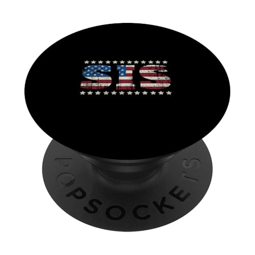 Sis Patriotische USA-Flagge 4. Juli Familie Matching PopSockets Klebender PopGrip Sis Patriotische USA-Flagge 4. Juli Familie Matching PopSockets Klebender PopGrip von Patriotic American 4th of July Apparel