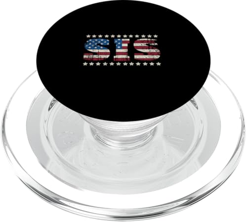 Sis Patriotische USA-Flagge 4. Juli Familie Matching PopSockets PopGrip für MagSafe Sis Patriotische USA-Flagge 4. Juli Familie Matching PopSockets PopGrip für MagSafe von Patriotic American 4th of July Apparel