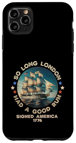 So Long London signiert Amerika 1776 Vintage USA History Herren Hülle für iPhone 11 Pro Max So Long London signiert Amerika 1776 Vintage USA History Herren Hülle für iPhone 11 Pro Max von Patriotic American 4th of July Apparel