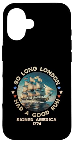 So Long London signiert Amerika 1776 Vintage USA History Herren Hülle für iPhone 16 So Long London signiert Amerika 1776 Vintage USA History Herren Hülle für iPhone 16 von Patriotic American 4th of July Apparel