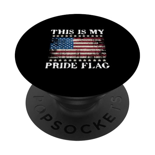 This Is My Pride Flagge USA 4. Juli Amerikanische Männer Frauen PopSockets Klebender PopGrip This Is My Pride Flagge USA 4. Juli Amerikanische Männer Frauen PopSockets Klebender PopGrip von Patriotic American 4th of July Apparel