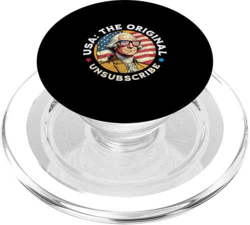USA The Original Abbestellen George Washington 4. Juli PopSockets PopGrip für MagSafe USA The Original Abbestellen George Washington 4. Juli PopSockets PopGrip für MagSafe von Patriotic American 4th of July Apparel