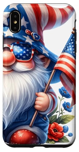 4th Of July Gnome Grandpa With Patriotic American Flag Hülle für iPhone XS Max von Patriotic Gnome Stuff Fourth Of July Accessories
