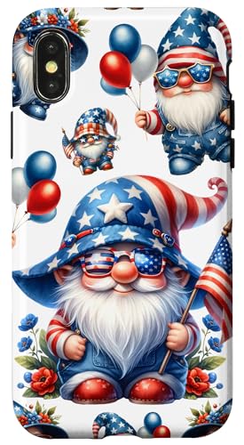 Cute 4th Of July Phone Accessories Patriotic America Gnomes Hülle für iPhone X/XS Cute 4th Of July Phone Accessories Patriotic America Gnomes Hülle für iPhone X/XS von Patriotic Gnome Stuff Fourth Of July Accessories