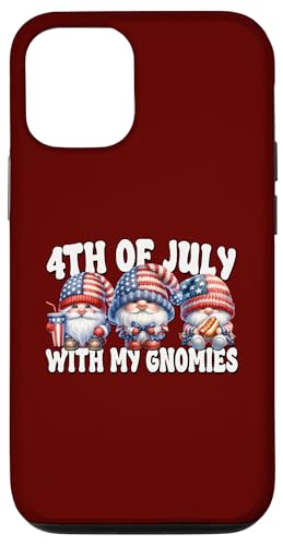 Funny 4th Of July With My Gnomies Funny Patriotic Gnomes Hülle für iPhone 12/12 Pro von Patriotic Gnome Stuff Fourth Of July Accessories