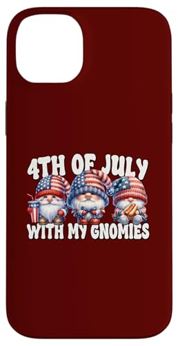 Funny 4th Of July With My Gnomies Funny Patriotic Gnomes Hülle für iPhone 14 Plus von Patriotic Gnome Stuff Fourth Of July Accessories