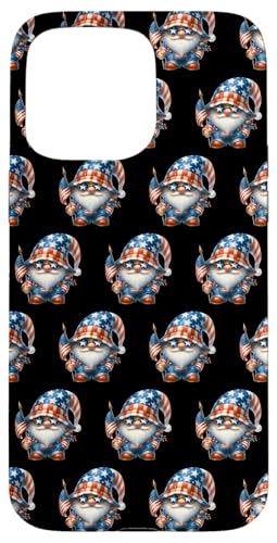 Grumpy Gnome Grandpa With American Flag For Funny July 4th Hülle für iPhone 15 Pro Max von Patriotic Gnome Stuff Fourth Of July Accessories