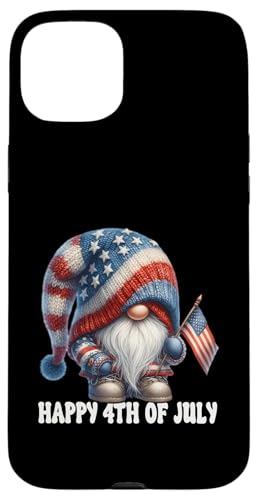 Happy 4th Of July Gnome With American Flag Hat Patriotic USA Hülle für iPhone 15 Plus Happy 4th Of July Gnome With American Flag Hat Patriotic USA Hülle für iPhone 15 Plus von Patriotic Gnome Stuff Fourth Of July Accessories