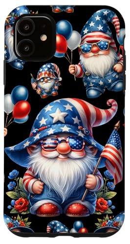 USA Accessories For Independence Day Cute 4th Of July Gnomes Hülle für iPhone 11 von Patriotic Gnome Stuff Fourth Of July Accessories