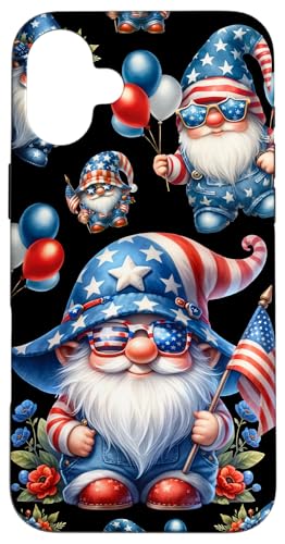 USA Accessories For Independence Day Cute 4th Of July Gnomes Hülle für iPhone 16 Plus von Patriotic Gnome Stuff Fourth Of July Accessories