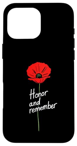 Flower Memorial Day Honor and Remember Hülle für iPhone 16 Pro Max Flower Memorial Day Honor and Remember Hülle für iPhone 16 Pro Max von Patriotic Memorial Day