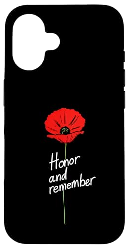 Flower Memorial Day Honor and Remember Hülle für iPhone 16 Flower Memorial Day Honor and Remember Hülle für iPhone 16 von Patriotic Memorial Day