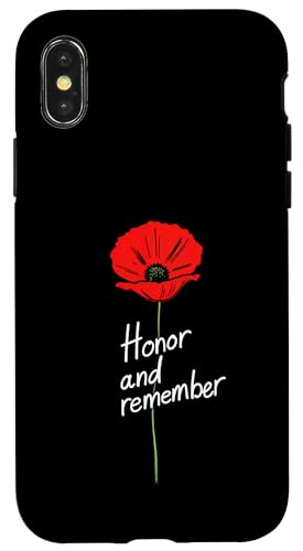 Flower Memorial Day Honor and Remember Hülle für iPhone X/XS Flower Memorial Day Honor and Remember Hülle für iPhone X/XS von Patriotic Memorial Day