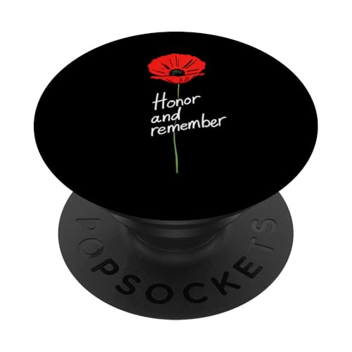 Flower Memorial Day Honor and Remember PopSockets Klebender PopGrip Flower Memorial Day Honor and Remember PopSockets Klebender PopGrip von Patriotic Memorial Day