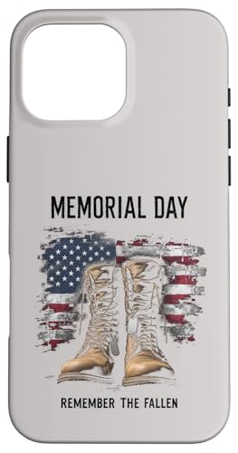 Memorial Day Remember the Fallen Hülle für iPhone 16 Pro Max von Patriotic Memorial Day