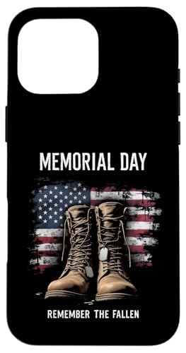 Memorial Day Remember the Fallen Hülle für iPhone 16 Pro Max von Patriotic Memorial Day