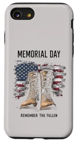 Memorial Day Remember the Fallen Hülle für iPhone SE (2020) / 7 / 8 von Patriotic Memorial Day