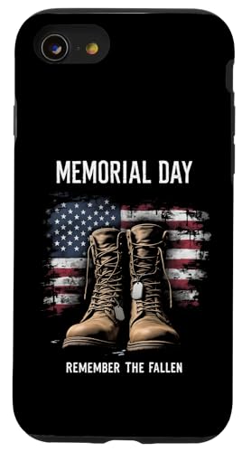 Memorial Day Remember the Fallen Hülle für iPhone SE (2020) / 7 / 8 von Patriotic Memorial Day