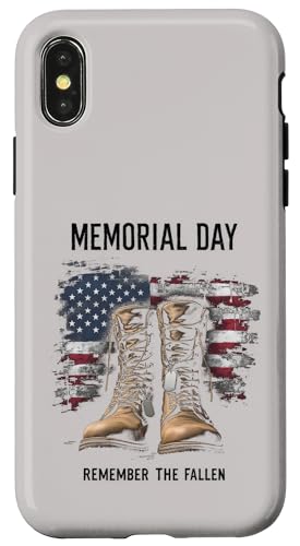 Memorial Day Remember the Fallen Hülle für iPhone X/XS von Patriotic Memorial Day