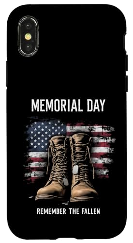 Memorial Day Remember the Fallen Hülle für iPhone X/XS von Patriotic Memorial Day