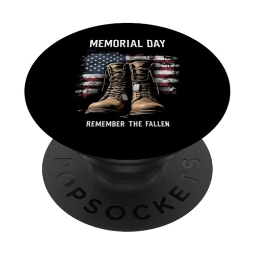 Memorial Day Remember the Fallen PopSockets Klebender PopGrip Memorial Day Remember the Fallen PopSockets Klebender PopGrip von Patriotic Memorial Day