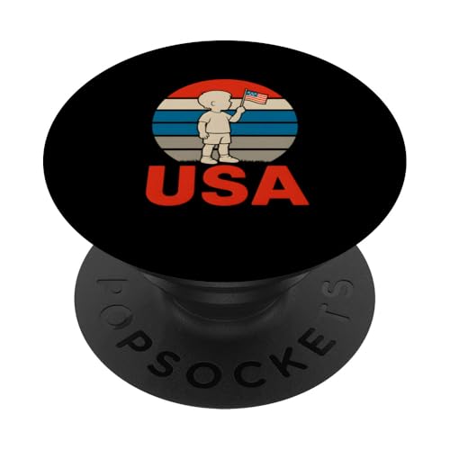4. Juli Cute Kid Retro Sunest USA Patriotische Party PopSockets Klebender PopGrip 4. Juli Cute Kid Retro Sunest USA Patriotische Party PopSockets Klebender PopGrip von Patriotic Panache - 4th of July & Memorial Day