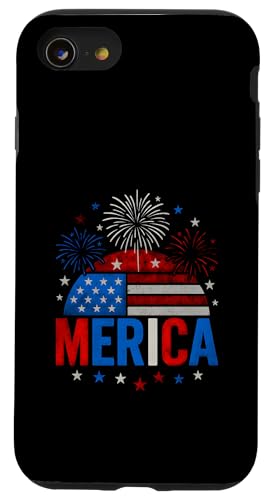 4. Juli Feuerwerk Merica Patriotic Vintage Damen Hülle für iPhone SE (2020) / 7 / 8 von Patriotic Panache - 4th of July & Memorial Day